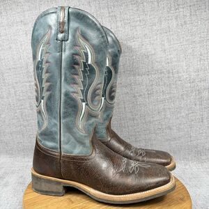Old West Cowboy Boots Men's 9 D Western Leather
